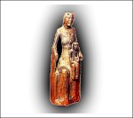 The Black Madonna, Rocamadour, France.