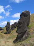 Easter Island (Rano Raraku). Photo Credit: Wikipedia.