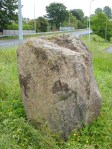 The Crossgates Stone close-up.