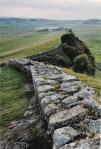 A section of Hadrian's Wall (photo by Moldovian1 for Wikipedia)