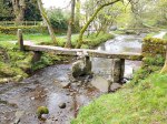 The Clapper Bridge at Wycoller, Lancashire.