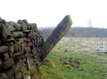 The Pole Stoop Stone, near Cowling, west Yorkshire.