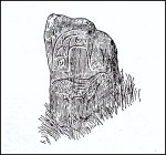 Strathpeffer Pictish Stone, Easter Ross, Scotland.
