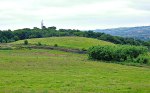 Whitelow Hill and Cairn, Shuttleworth, from a nearby hill.