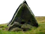 Robin Hood's Stone (looking up at the stone).