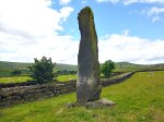 Tall standing stones at the hamlet of Stones, near Todmorden.