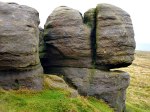 Bridestones (human face rock formation).