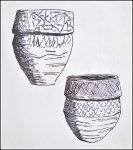 Collared urns found at Blackheath Circle.