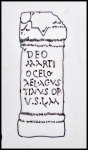 Roman altar stone.
